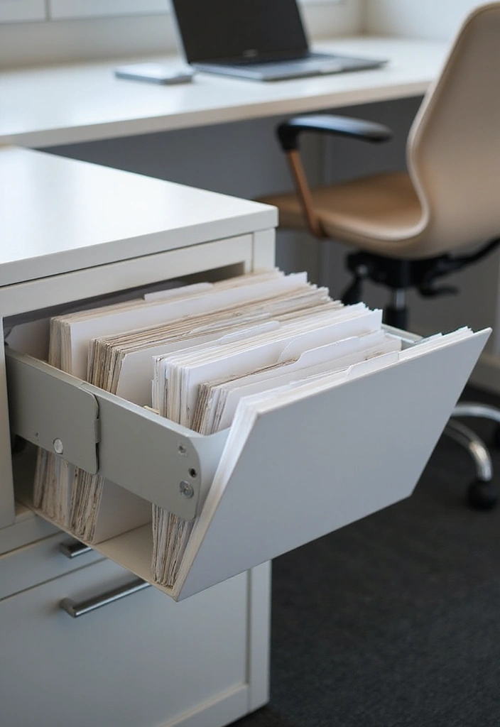 29 File Decoration Ideas That Make Office Supplies Fun and Stylish - 3. Magnetic File Holders