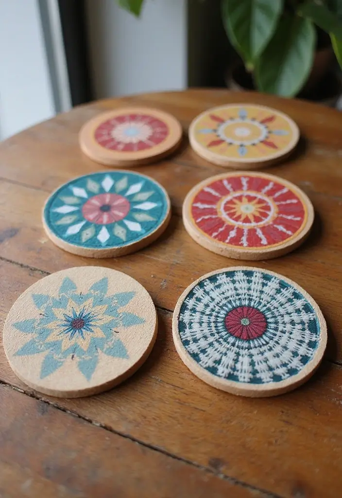 29 Friend Craft Ideas That Make Thoughtful Handmade Gifts - 17. Handmade Coasters