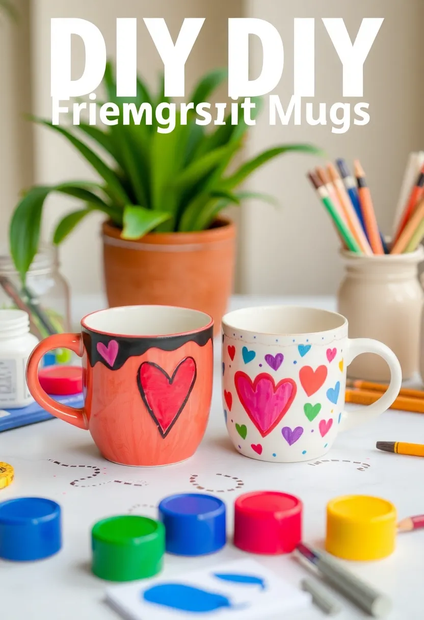 29 Friend Craft Ideas That Make Thoughtful Handmade Gifts - 26. DIY Friendship Mugs