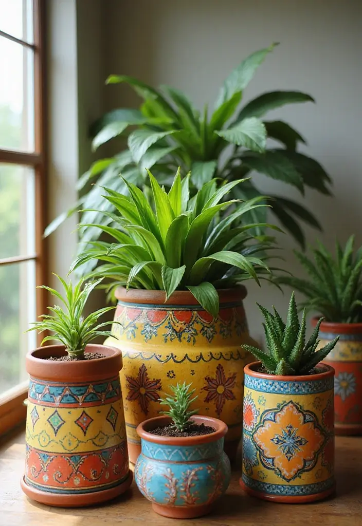 29 Friend Craft Ideas That Make Thoughtful Handmade Gifts - 3. Cozy Hand-Painted Planters