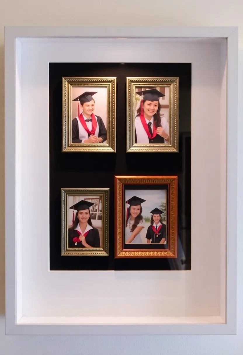 29 Graduation Shadow Box Ideas That Preserve Memories Forever - 11. DIY Graduation Art Print Shadow Box