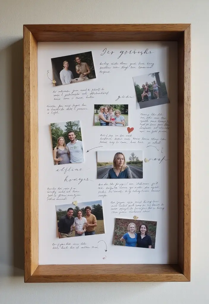 29 Graduation Shadow Box Ideas That Preserve Memories Forever - 16. Personal Growth Timeline Shadow Box