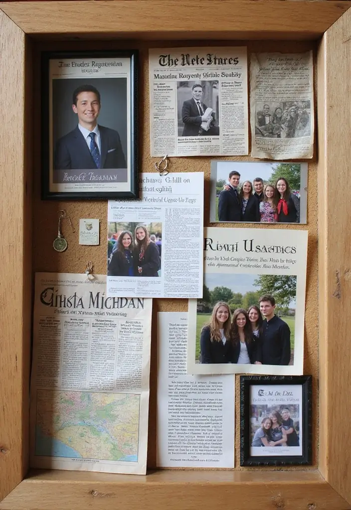 29 Graduation Shadow Box Ideas That Preserve Memories Forever - 19. Graduation Year Highlights Box