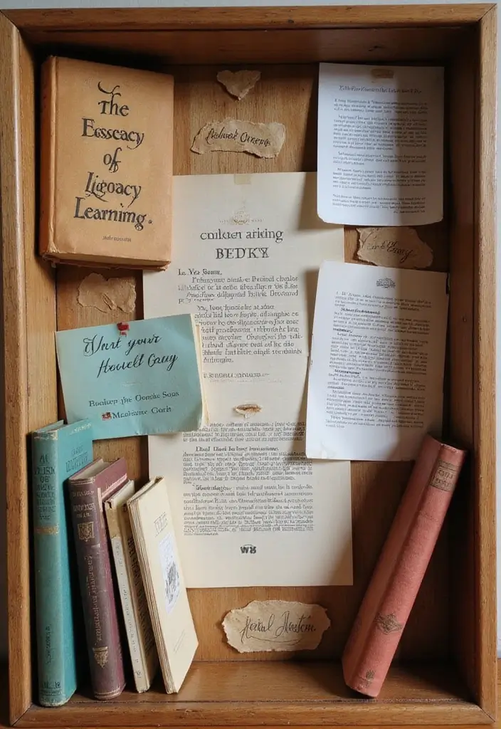 29 Graduation Shadow Box Ideas That Preserve Memories Forever - 25. A Legacy of Learning Shadow Box