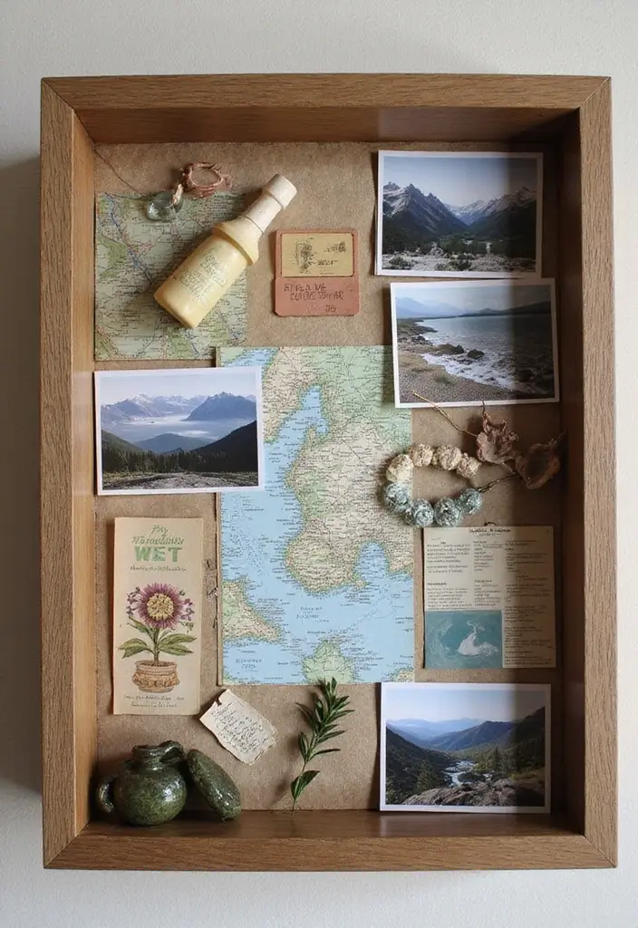 29 Graduation Shadow Box Ideas That Preserve Memories Forever - 27. Adventure and Exploration Theme