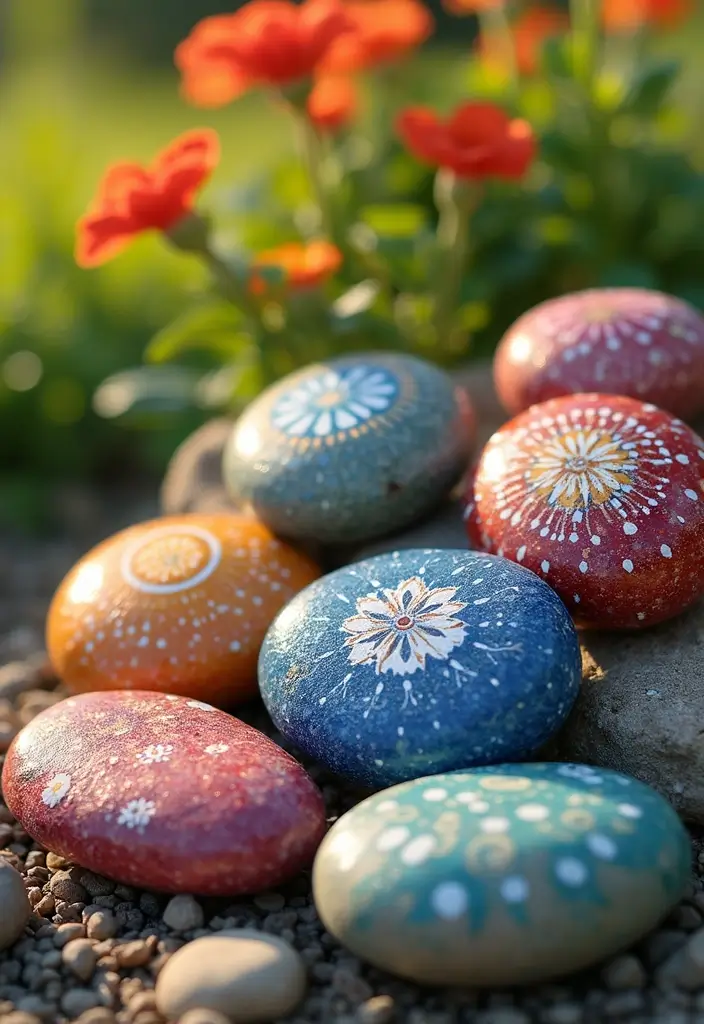 29 Infant Craft Ideas That Are Safe, Fun, and Creative - 11. Rock Painting