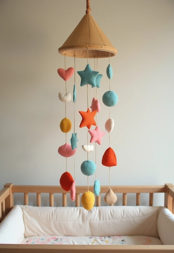 29 Infant Craft Ideas That Are Safe, Fun, and Creative - 5. DIY Baby Mobile