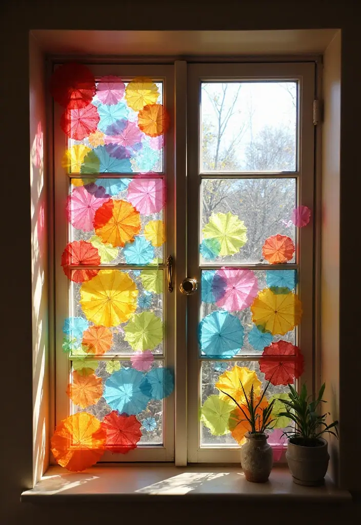 29 Infant Craft Ideas That Are Safe, Fun, and Creative - 8. Stained Glass Windows