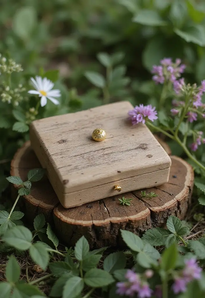 29 Jewellery Box Ideas That Are Stylish, Functional, and Handmade - 10. Nature-Inspired Box
