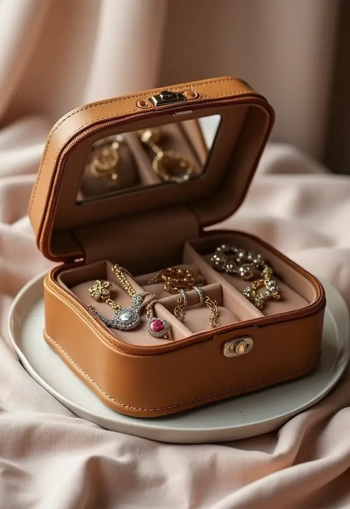 29 Jewellery Box Ideas That Are Stylish, Functional, and Handmade - 27. Faux Leather Box