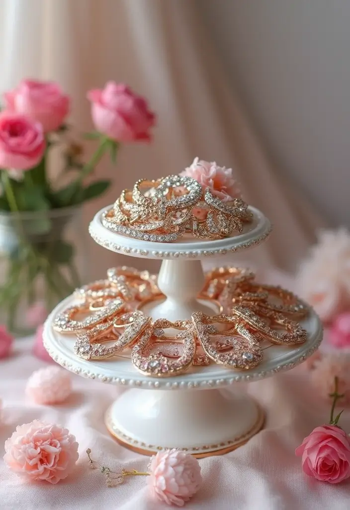 29 Jewellery Box Ideas That Are Stylish, Functional, and Handmade - 9. Tiered Cake Stand