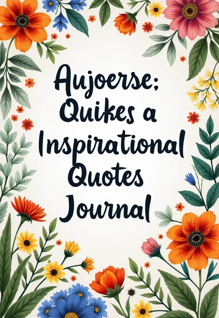 29 Journal Ideas Photo That Capture Memories in Creative Ways - 11. Inspirational Quotes Journal