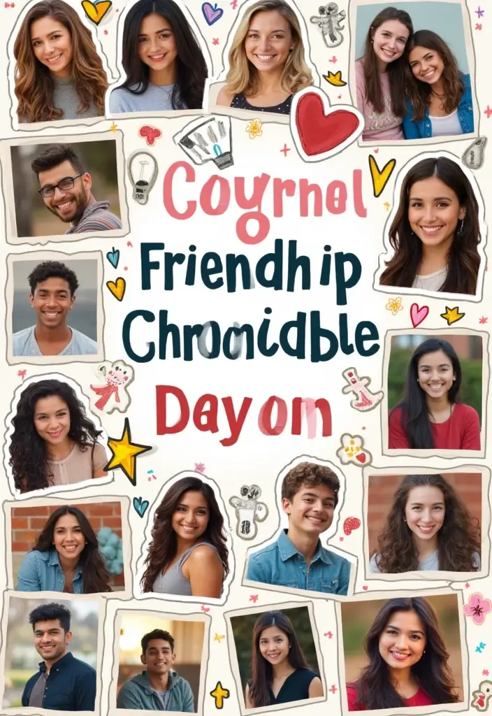 29 Journal Ideas Photo That Capture Memories in Creative Ways - 15. Friendship Chronicles