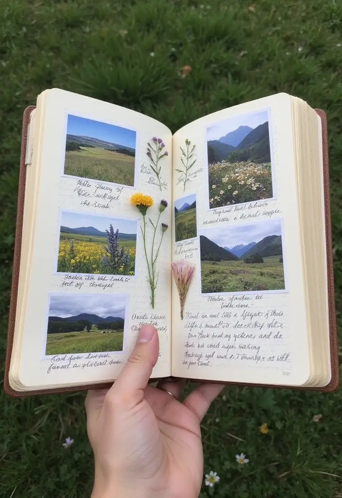 29 Journal Ideas Photo That Capture Memories in Creative Ways - 9. Nature's Wonders