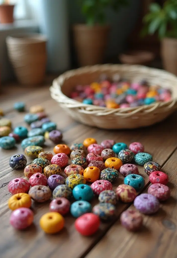 29 Kid Craft Ideas That Keep Children Entertained Creatively 125 29 Kid Craft Ideas That Keep Children Entertained Creatively - 23. Recycled Paper Beads