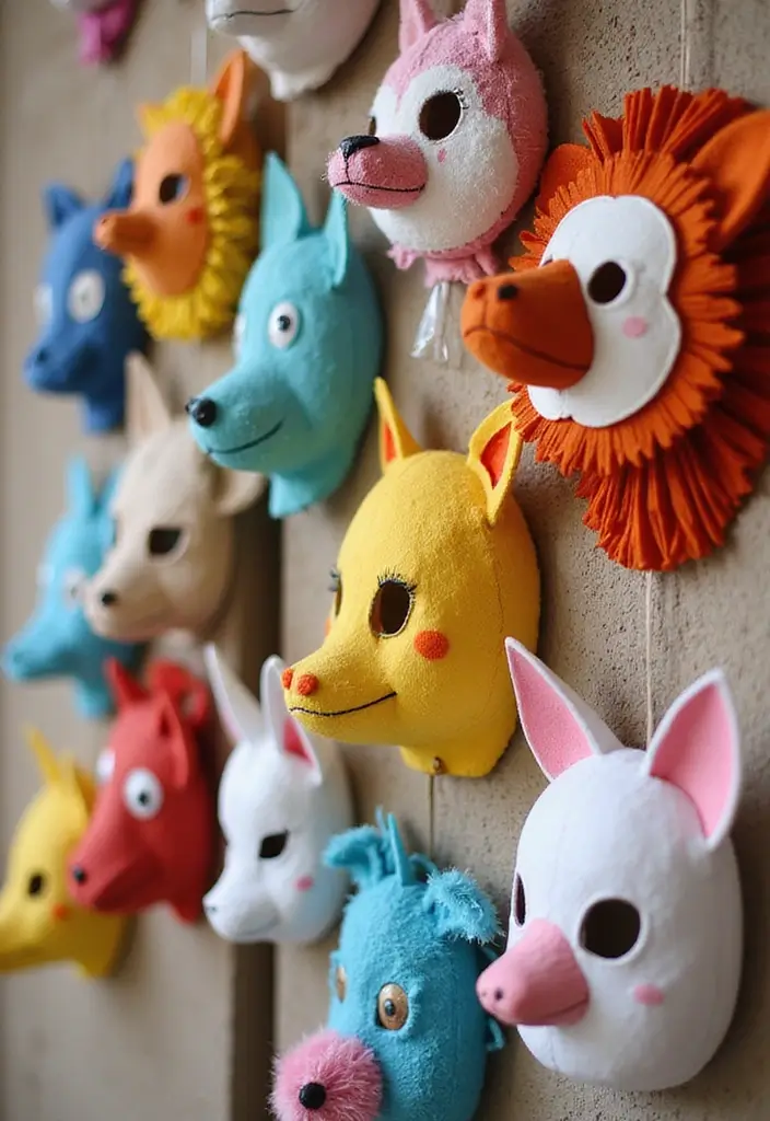 29 Kid Craft Ideas That Keep Children Entertained Creatively 154 29 Kid Craft Ideas That Keep Children Entertained Creatively - 28. DIY Animal Masks