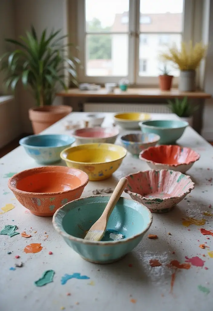 29 Kid Craft Ideas That Keep Children Entertained Creatively 9 29 Kid Craft Ideas That Keep Children Entertained Creatively - 3. DIY Paper Mache Bowls