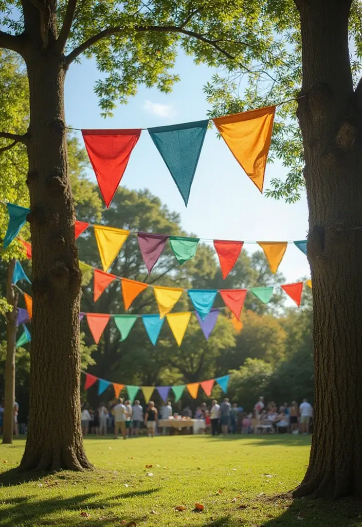 29 Kite Decoration Ideas That Make Flying Fun, Colorful, and Unique - 1. DIY Kite Banners