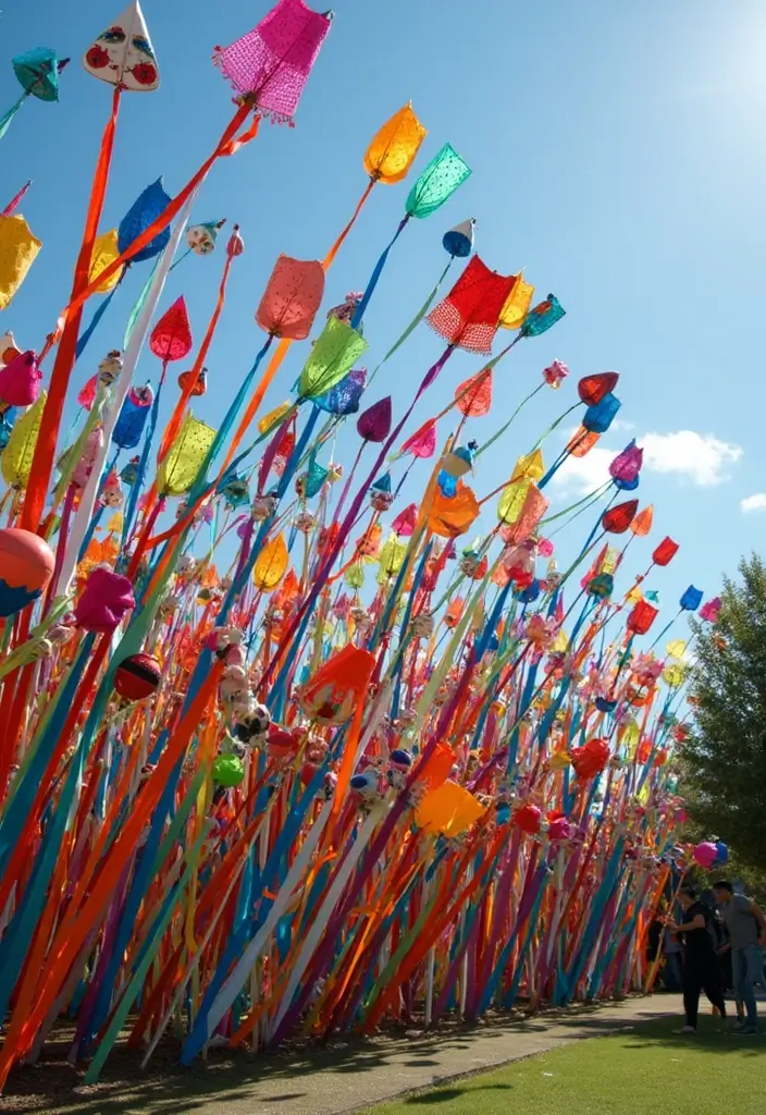 29 Kite Decoration Ideas That Make Flying Fun, Colorful, and Unique - 22. Kite Art Installations