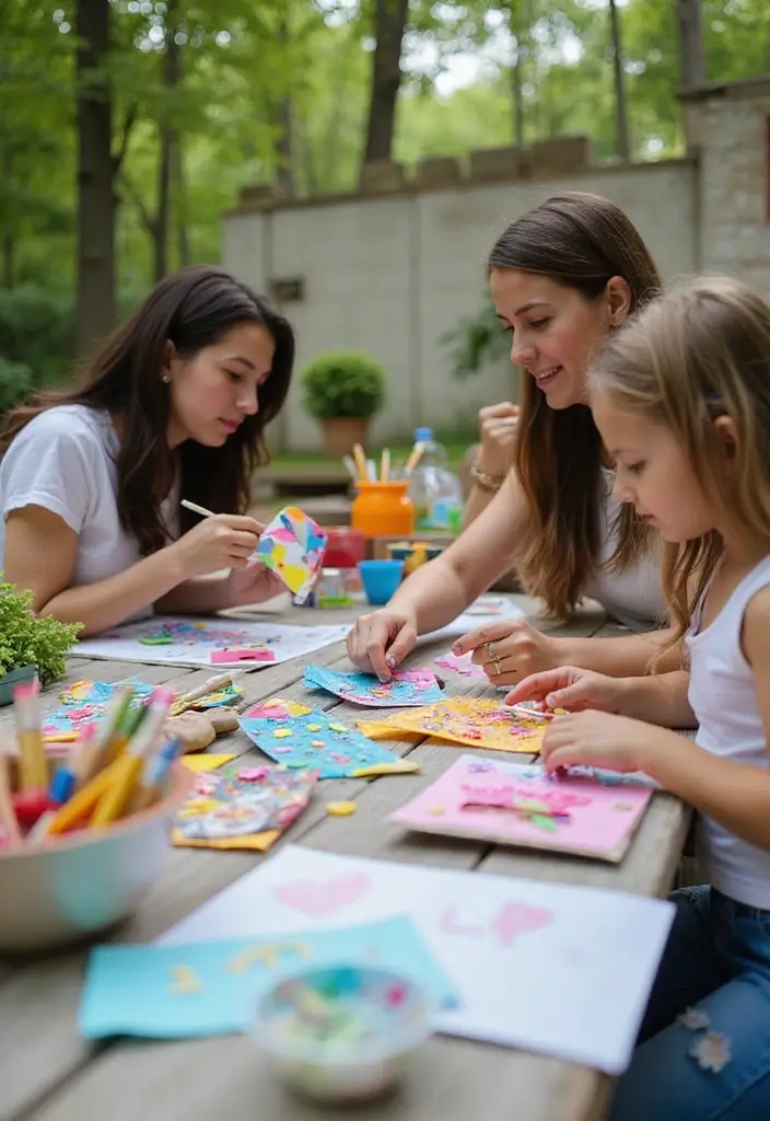 29 Kite Decoration Ideas That Make Flying Fun, Colorful, and Unique - 9. Interactive Kite Craft Station