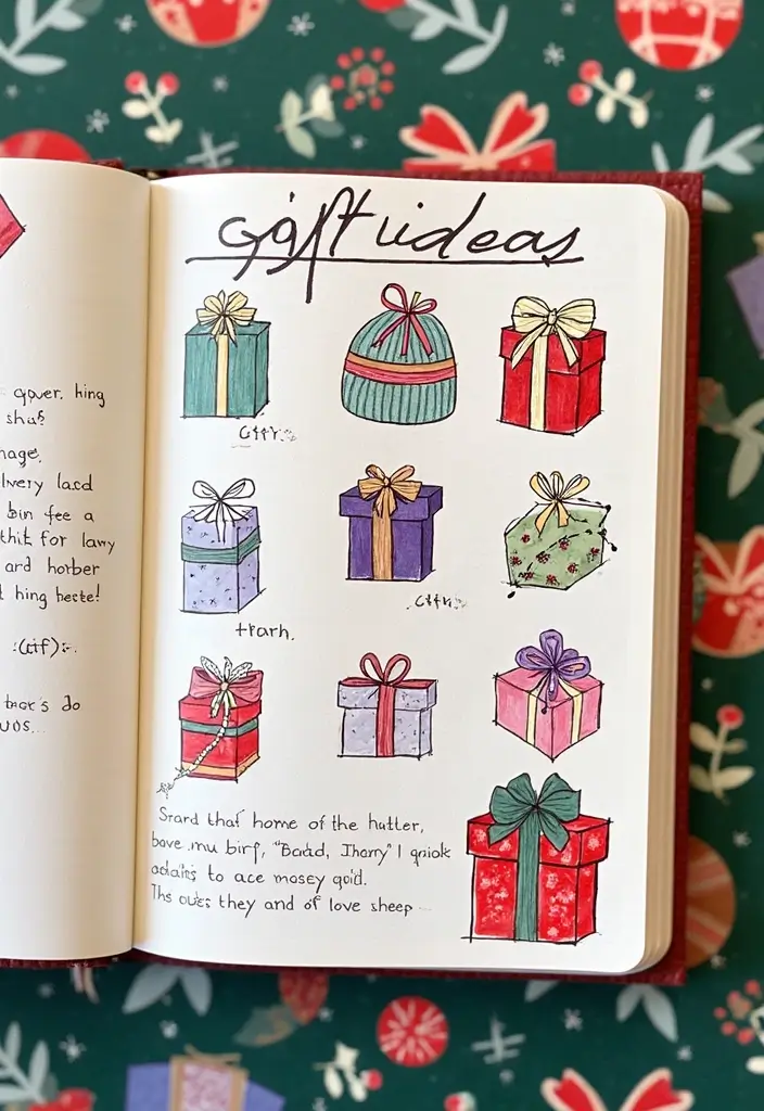 29 Knitting Journal Ideas That Keep Your Projects Organized and Inspiring - 13. Gift Ideas and Planning