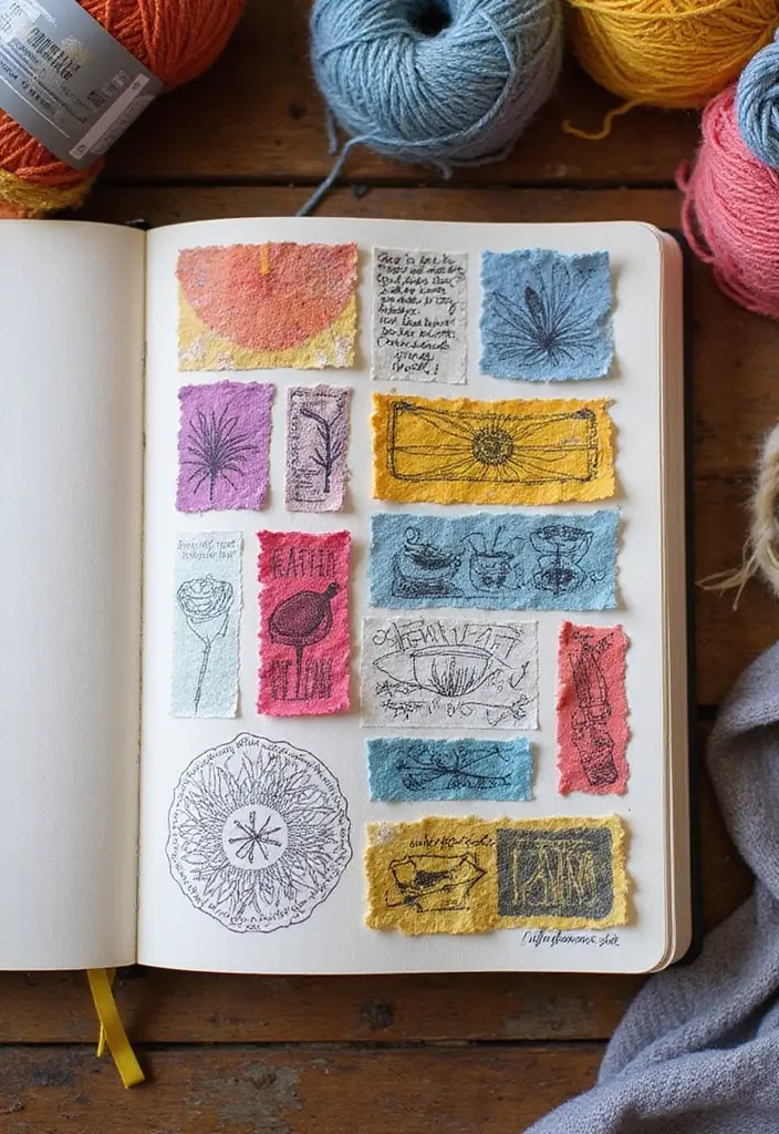 29 Knitting Journal Ideas That Keep Your Projects Organized and Inspiring - 2. Inspirational Mood Boards