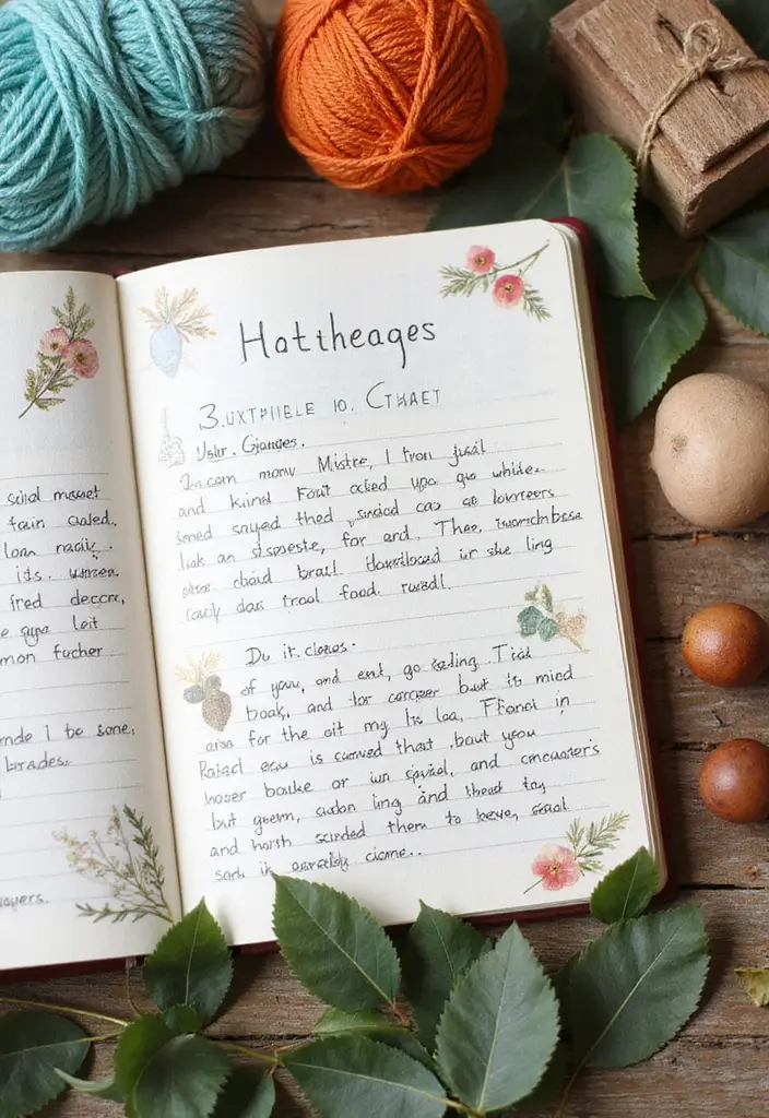 29 Knitting Journal Ideas That Keep Your Projects Organized and Inspiring - 4. Eco-Friendly Materials List