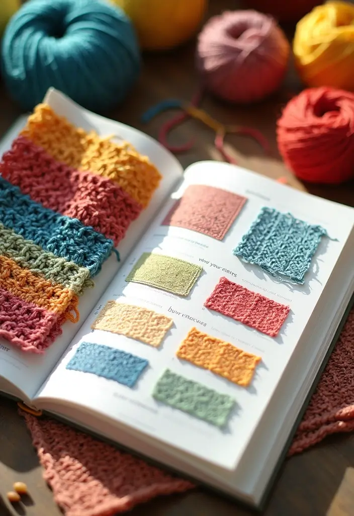 29 Knitting Journal Ideas That Keep Your Projects Organized and Inspiring - 5. Stitch Patterns Gallery