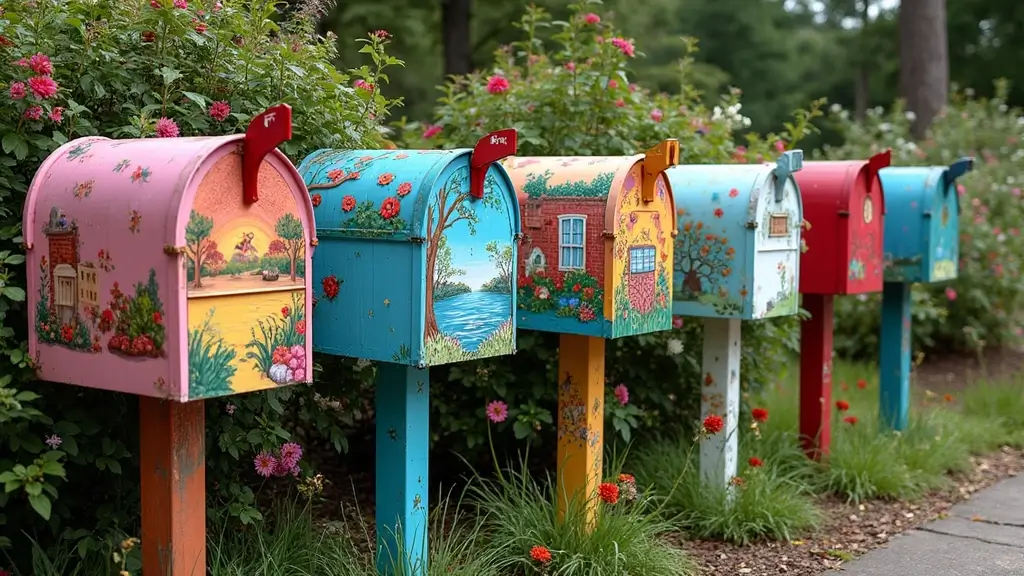 29 Mailbox Painting Ideas That Instantly Upgrade Your Home Curb Appeal