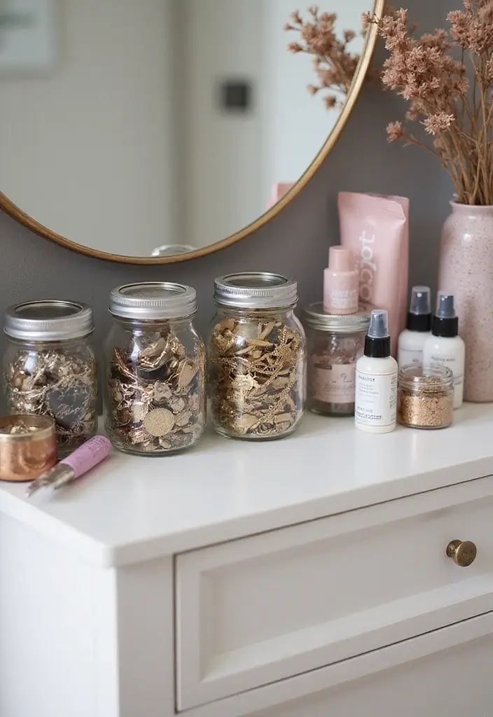 29 Mason Jar Craft Ideas That Transform Jars Into Stylish Decor 74 29 Mason Jar Craft Ideas That Transform Jars Into Stylish Decor - 12. Jewelry Organizer