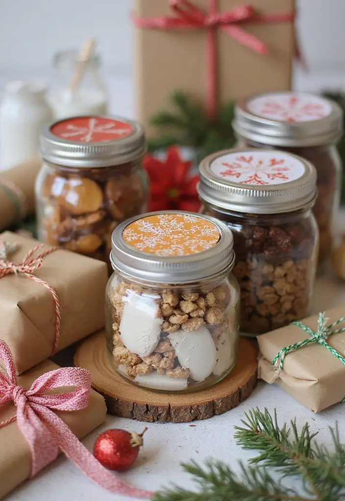 29 Mason Jar Craft Ideas That Transform Jars Into Stylish Decor 88 29 Mason Jar Craft Ideas That Transform Jars Into Stylish Decor - 14. Gift Jars