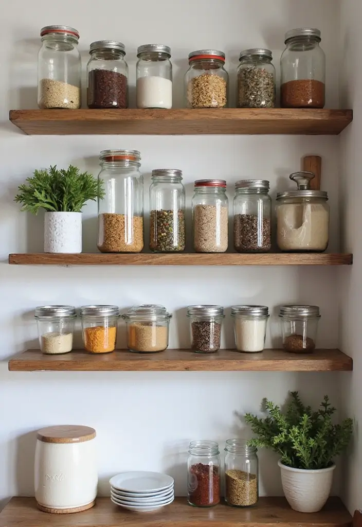 29 Mason Jar Craft Ideas That Transform Jars Into Stylish Decor 32 29 Mason Jar Craft Ideas That Transform Jars Into Stylish Decor - 6. Vintage Storage Jars