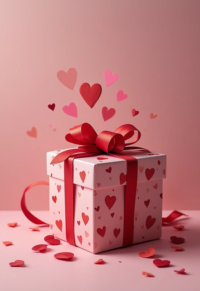 29 Painted Gift Box Ideas That Make Presents Stand Out - 24. Celebrate Love