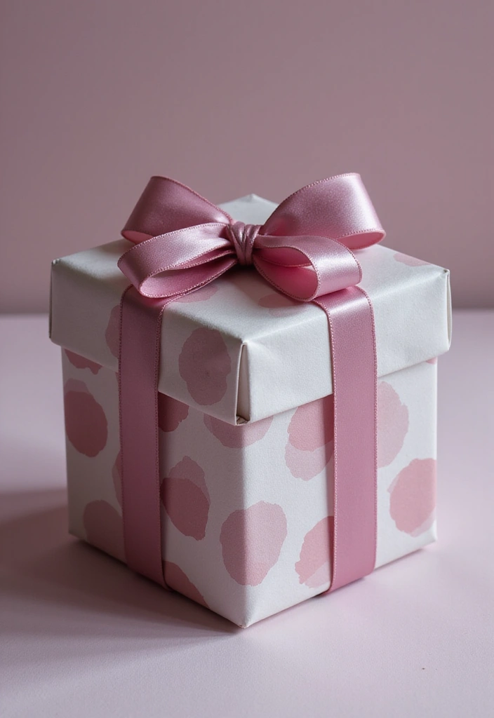 29 Painted Gift Box Ideas That Make Presents Stand Out - 29. Elegant Monochrome