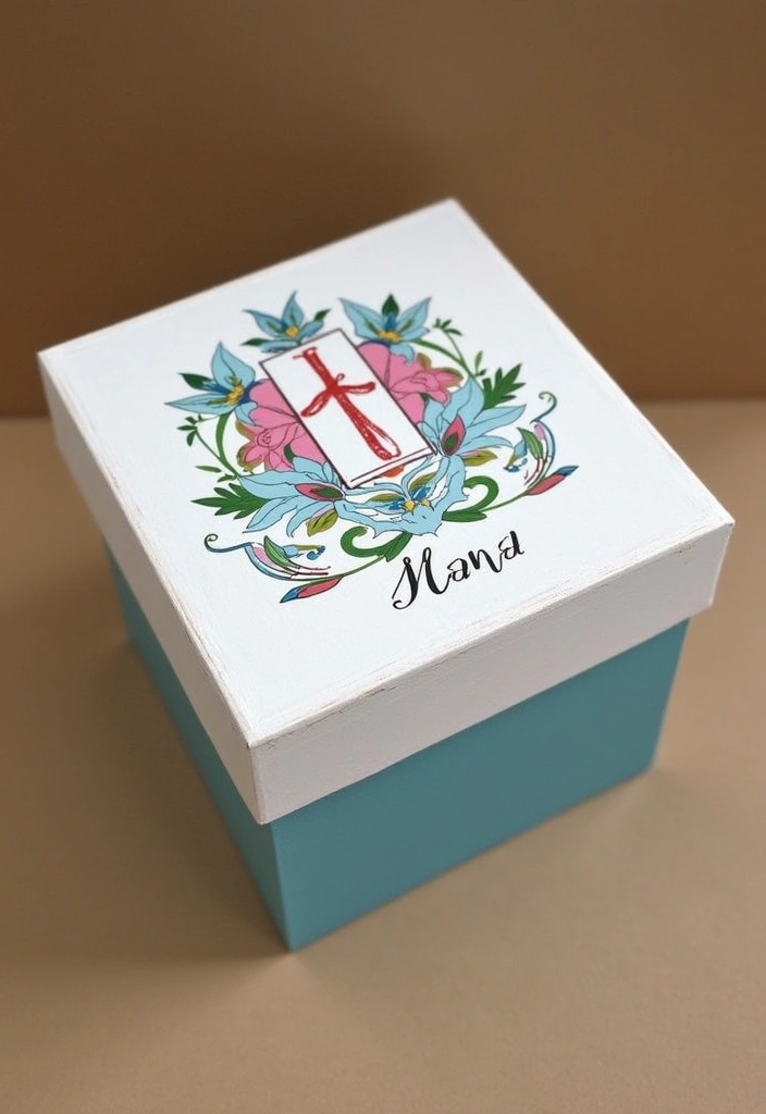 29 Painted Gift Box Ideas That Make Presents Stand Out - 5. Personalized Designs