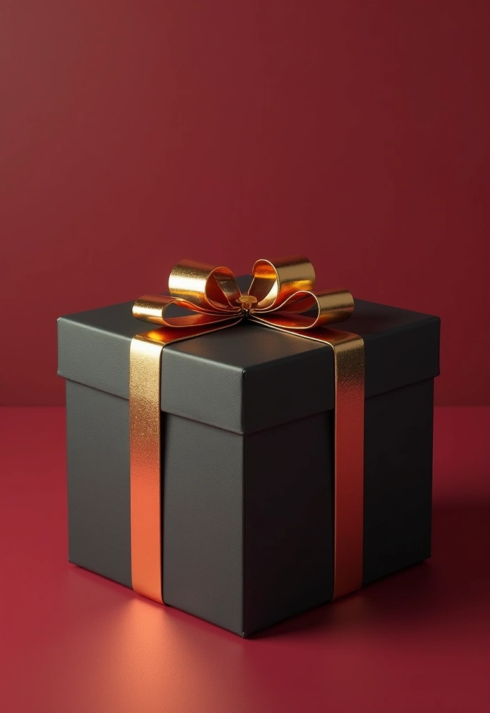 29 Painted Gift Box Ideas That Make Presents Stand Out - 8. Metallic Accents