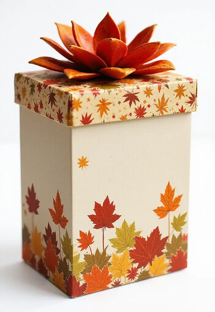 29 Painted Gift Box Ideas That Make Presents Stand Out - 9. Seasonal Themes