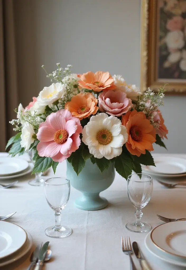 29 Paper Flower Decoration Ideas That Bring Color and Beauty to Any Space - 2. Colorful Paper Flower Centerpieces