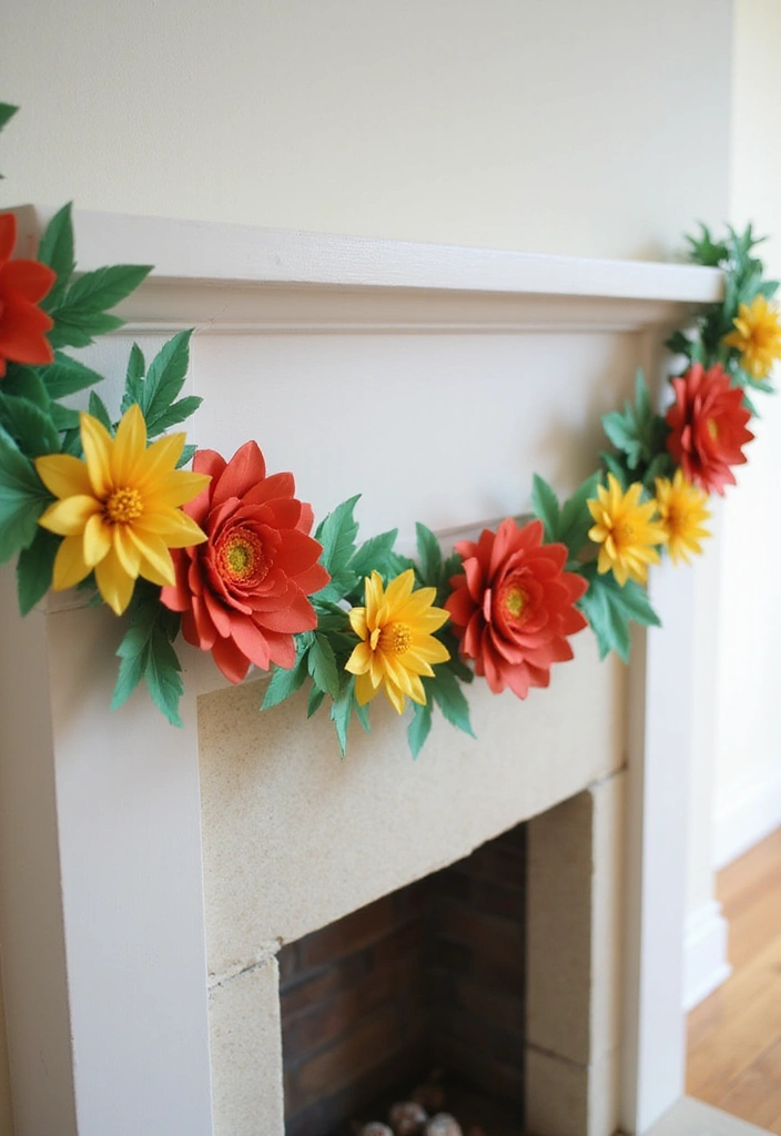 29 Paper Flower Decoration Ideas That Bring Color and Beauty to Any Space - 4. Festive Paper Garlands