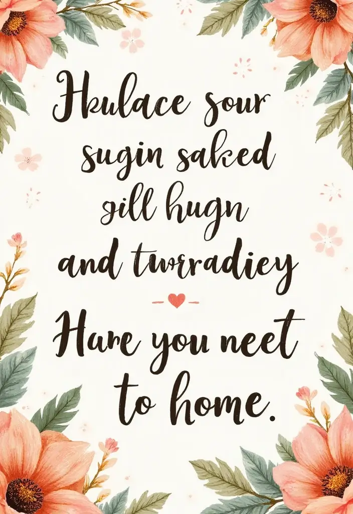 29 Personal Journal Ideas That Help Reflect, Organize, and Create - 21. Favorite Home Quotes