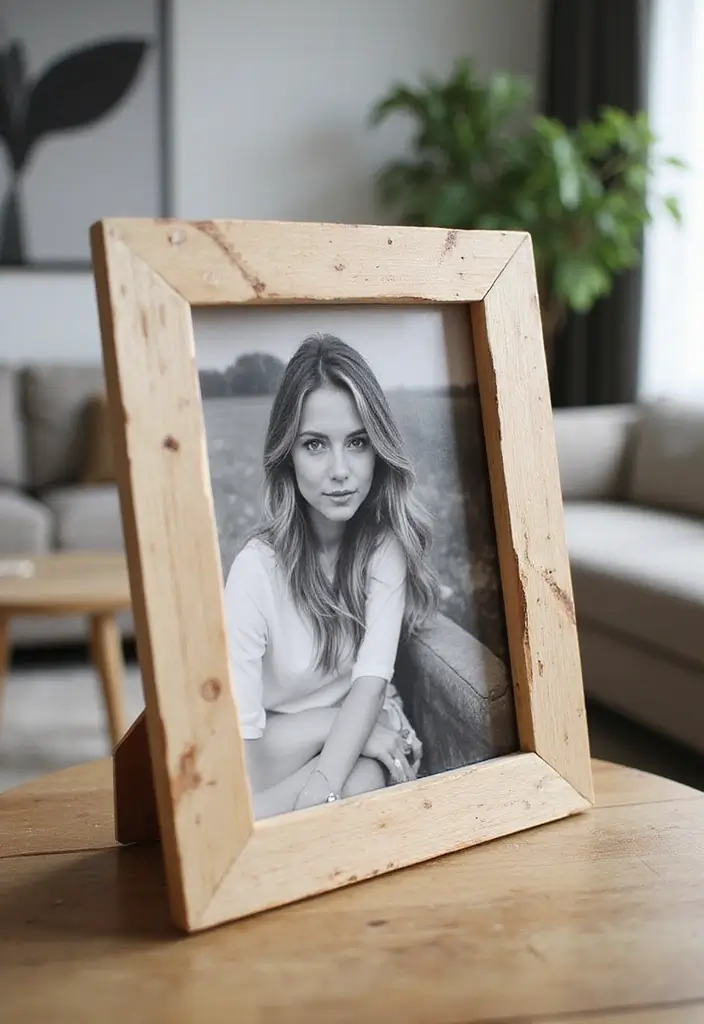 29 Photo Frame Craft Ideas That Personalize Memories Beautifully - 18. Geometric Frame