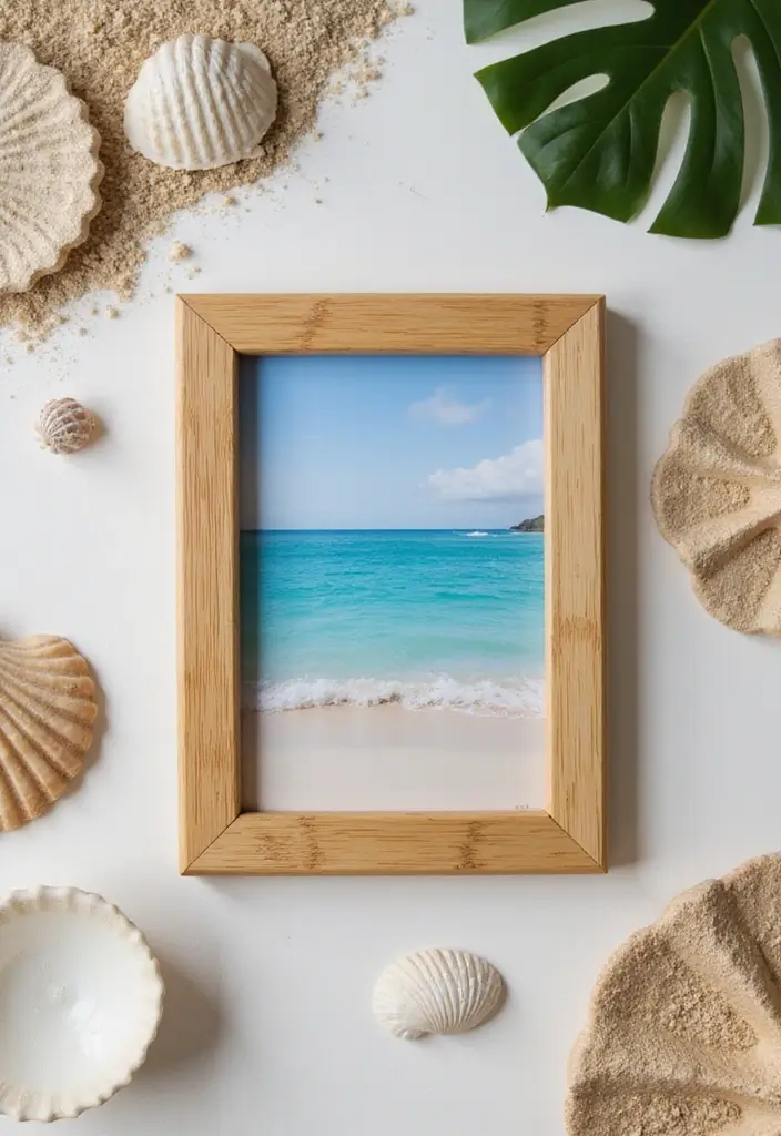 29 Photo Frame Craft Ideas That Personalize Memories Beautifully - 9. Bamboo Frame