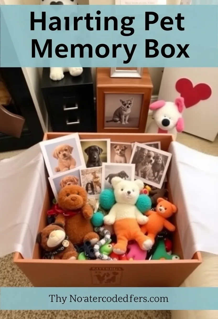 29 Senior Memory Box Ideas That Celebrate Life and Memories - 15. Pet Memory Box