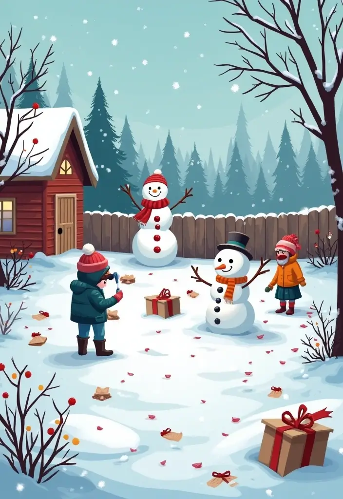 29 Snowman Craft Ideas That Are Fun, Festive, and Cute - 16. Snowman Scavenger Hunt