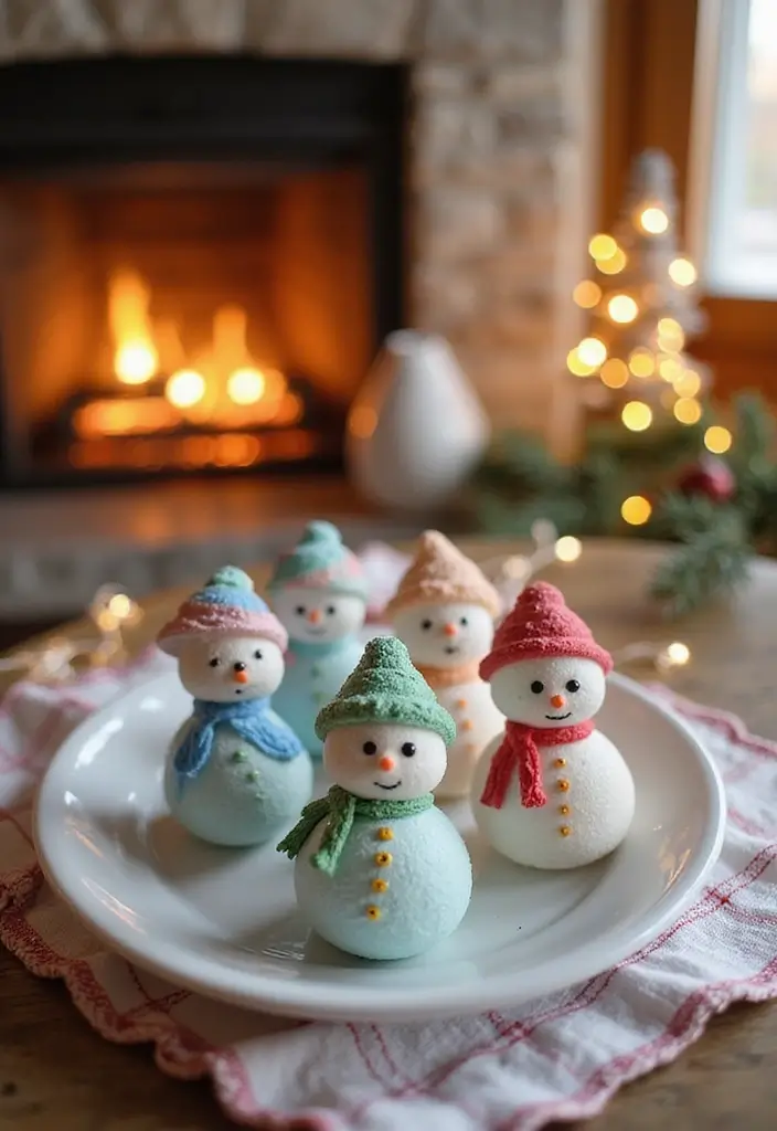 29 Snowman Craft Ideas That Are Fun, Festive, and Cute - 25. Snowman Bath Bombs