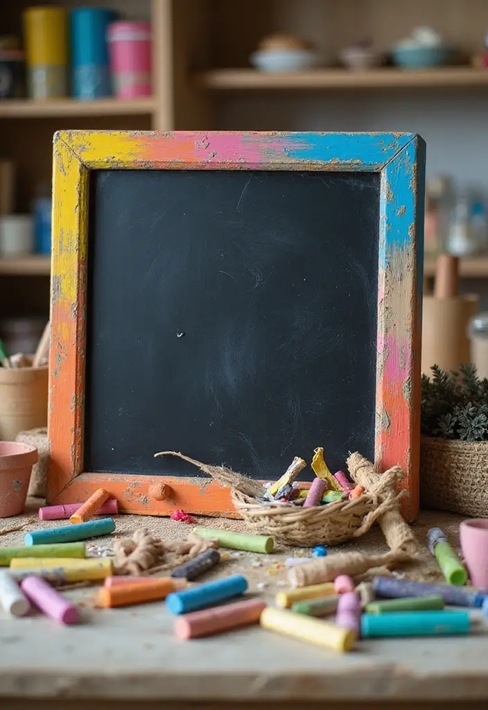 29 Treasure Box Ideas That Keep Special Items Safe and Fun - 15. Chalkboard Paint Box