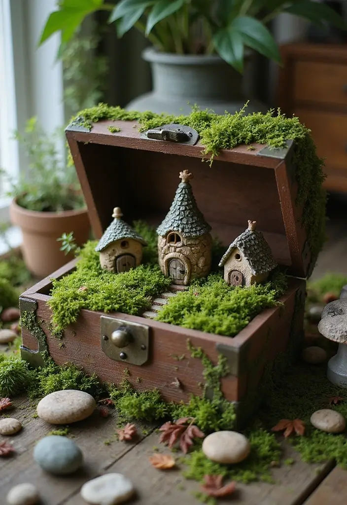 29 Treasure Box Ideas That Keep Special Items Safe and Fun - 18. DIY Enchanted Forest Box