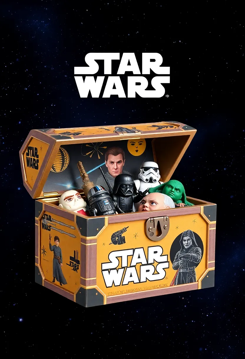 29 Treasure Box Ideas That Keep Special Items Safe and Fun - 25. Star Wars Themed Box
