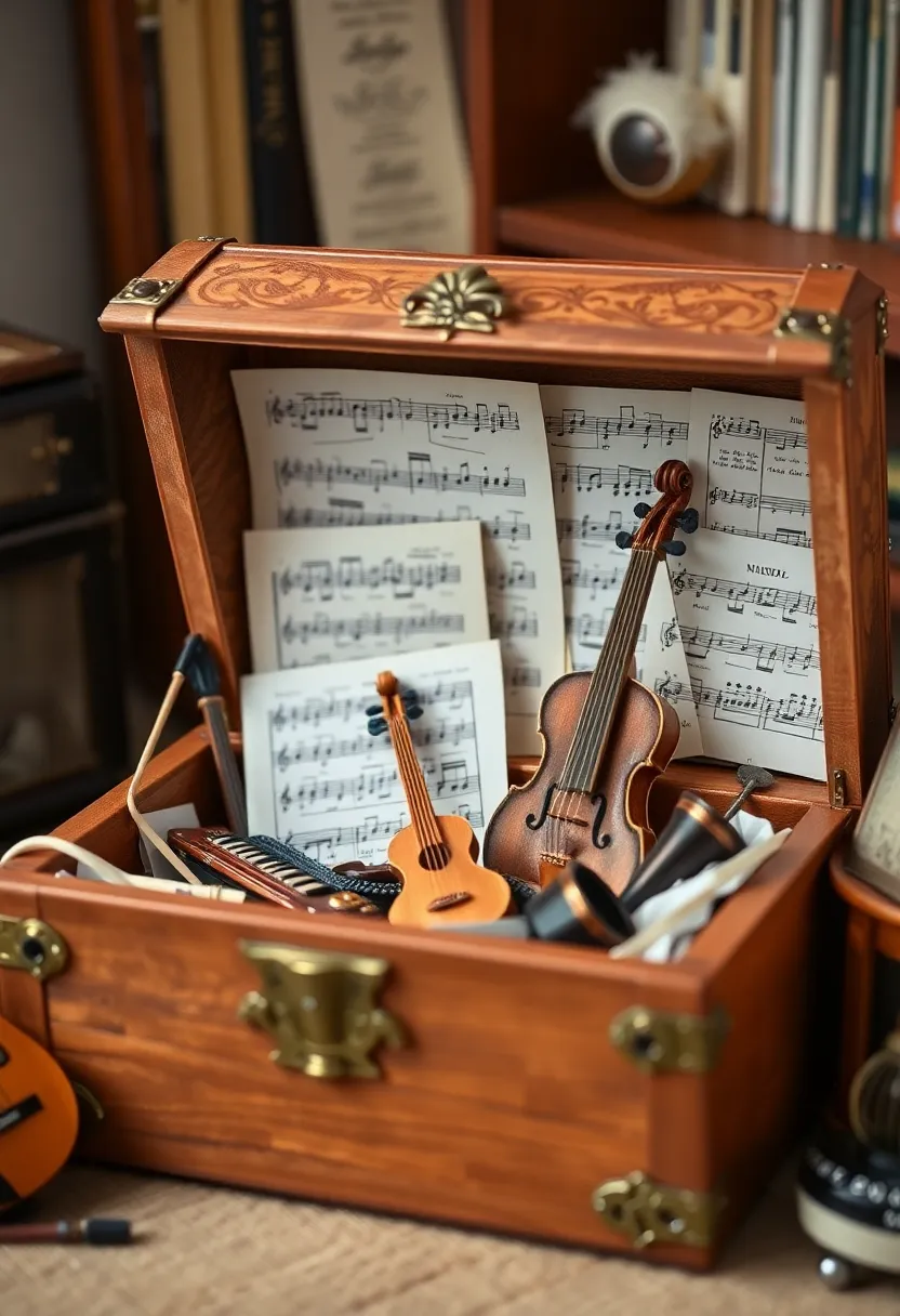 29 Treasure Box Ideas That Keep Special Items Safe and Fun - 27. Musical Instrument Treasure Box