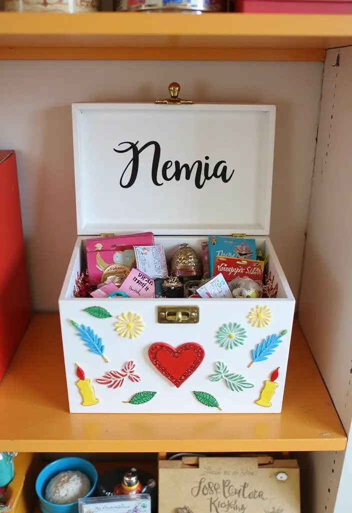 29 Treasure Box Ideas That Keep Special Items Safe and Fun - 28. Personalized Name Keepsake Box